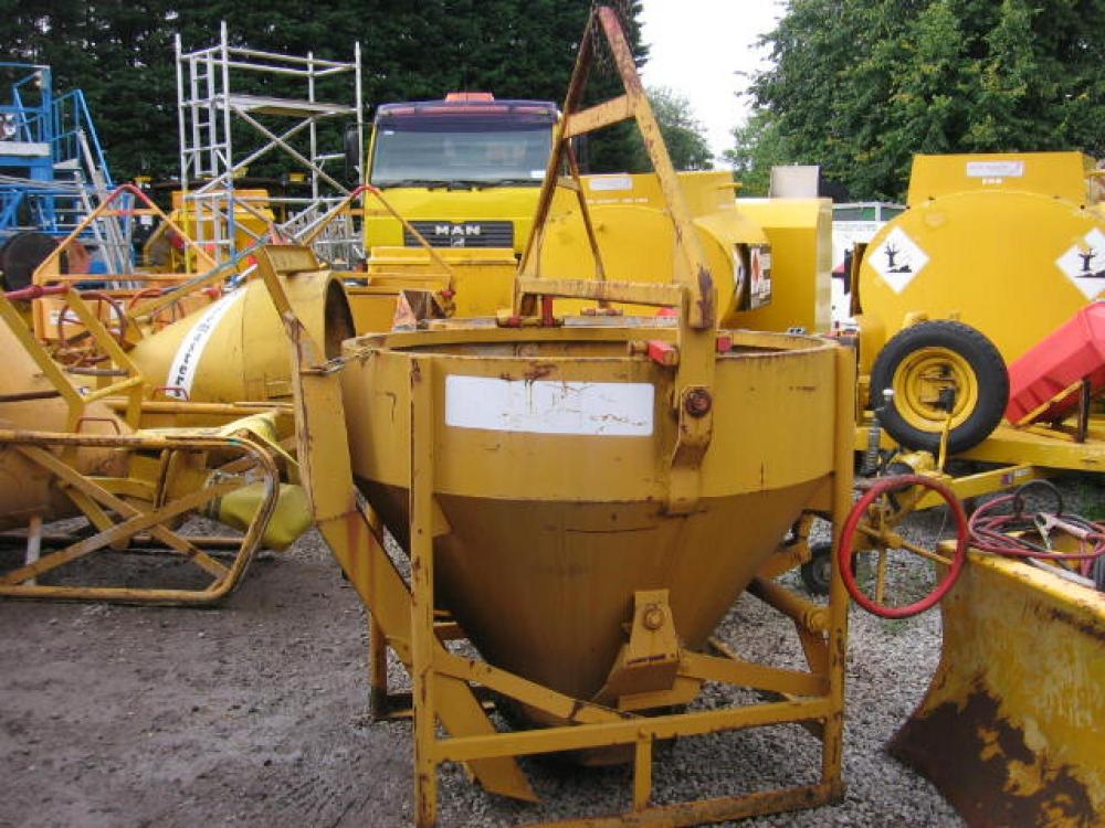 CONCRETE POURING SKIP / CHUTE / HOPPER . for Sale J. Sharples