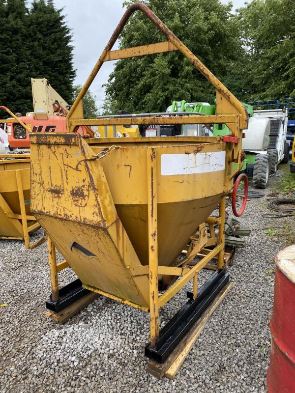 CONCRETE POURING SKIP / CHUTE / HOPPER . for Sale J. Sharples
