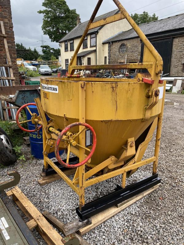 CONCRETE POURING SKIP / CHUTE / HOPPER . for Sale J. Sharples