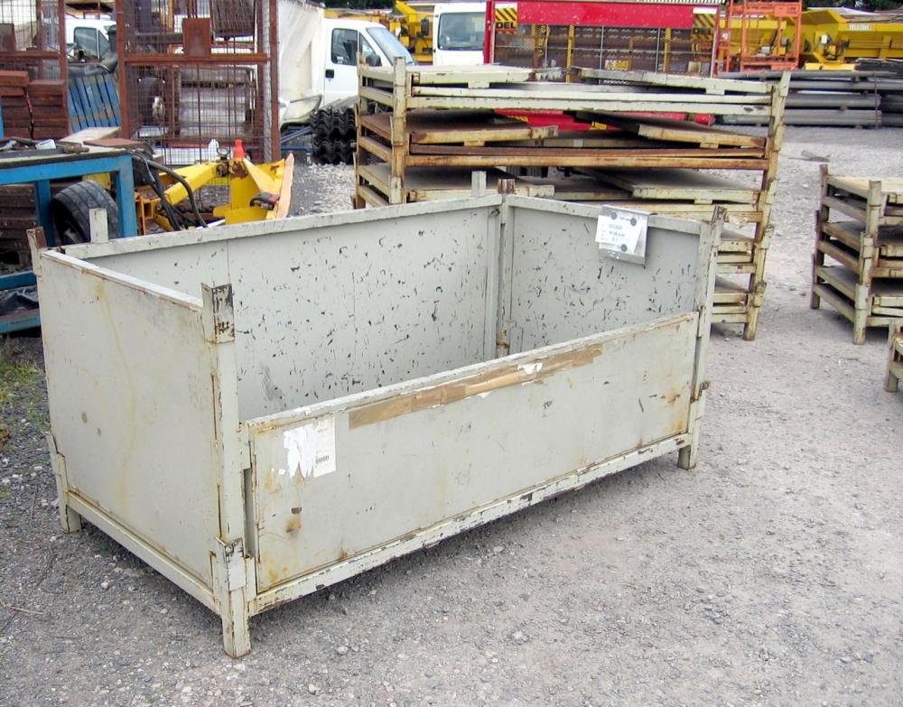 USED STEEL STILLAGE, COLLAPSIBLE / FOLDING, EASY STORAGE . for Sale J