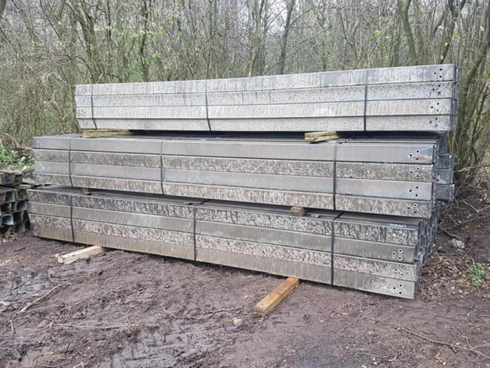 BOX BEAM CRASH BARRIERS, GALVANISED, 4.8mtrs / 16ft . for Sale J. Sharples