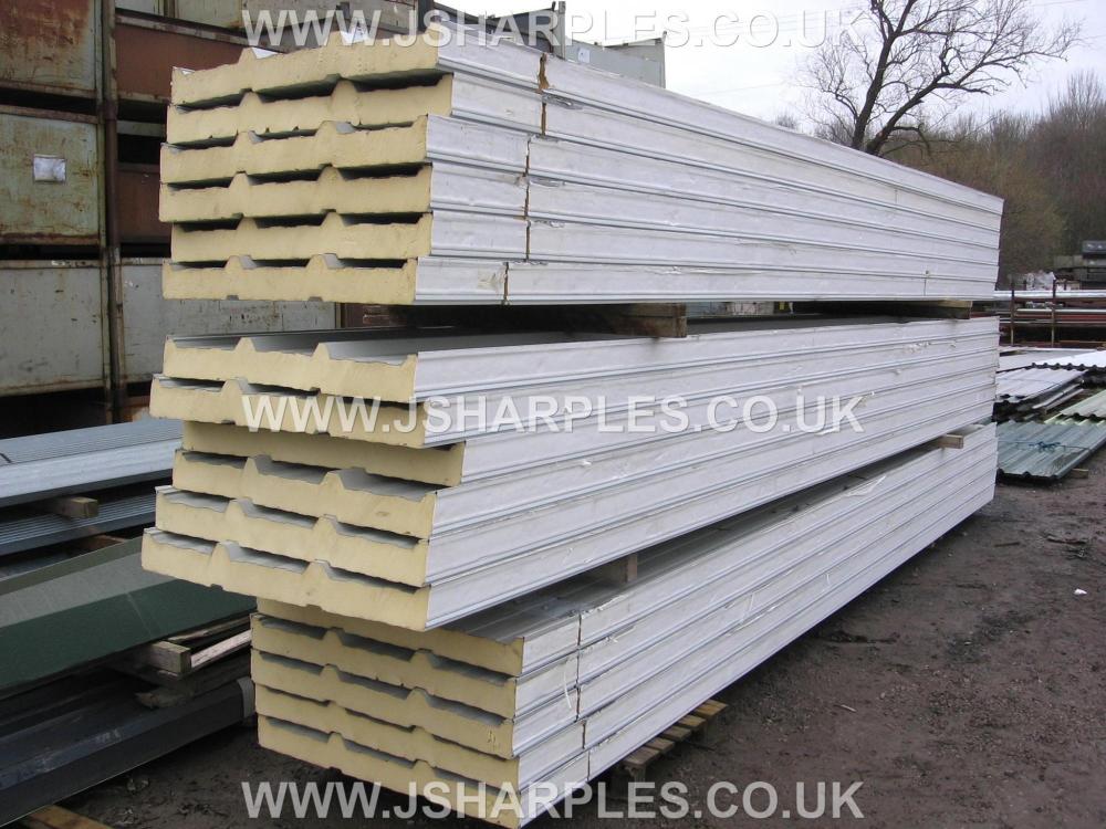 INSULATED WALL CLADDING SHEET APPROX 16 FT LONG for Sale J. Sharples