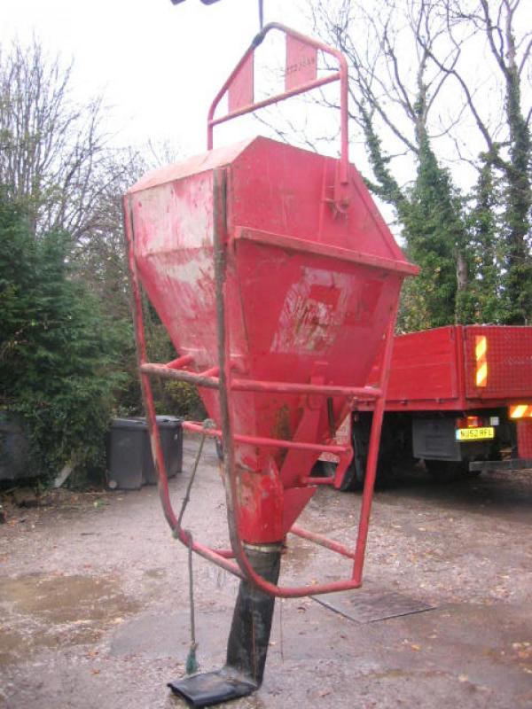CONCRETE HOPPER / CHUTE 500 LTRS . for Sale J. Sharples