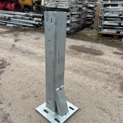Armco bolt down crash barrier post 890mm high