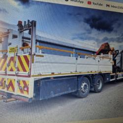 DIRECT HIGHWAYS AGENY VOLVO FE320 6X2 CRASH BARRIER RIG, ORTECO POST KNOCKER