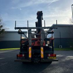DIRECT ELECTRIC BOARD MERCEDES 1828 4X4 TRUCK C/W WINCH + PALFINGER 4 EXTENSION CRANE
