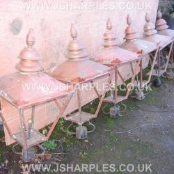 1 OLD STYLE COPPER LAMP