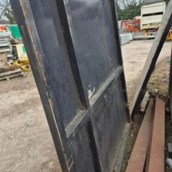 STEEL YARD GATES.. APPROX 3350MM X 1800MM HIGH