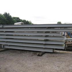 STEEL WALKWAY PANELS APPROX 55 MTRS X 1.2 WIDE HEAVY DUTY .