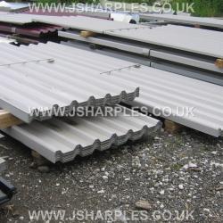 BOX PROFILE ROOFING SHEETS PRESTON LANCASHIRE LIGHT GREY PAINTED 10FT 12FT