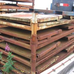 USED STEEL STILLAGE, COLLAPSIBLE / FOLDING, EASY STORAGE .