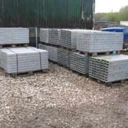 GALVANISED BOX SECTION BARRIER / FENCE POSTS 110mm X 70mm X 1400mm LONG