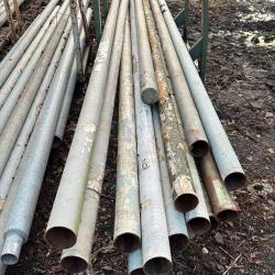 USED 4 1/2 INCH STEEL TUBE .