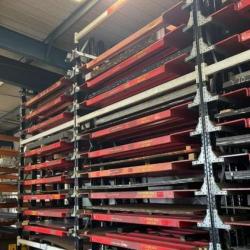 HEAVY DUTY FLAT STEEL SHEET STORAGE / RACKING