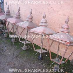 1 OLD STYLE COPPER LAMP