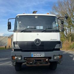 DIRECT ELECTRIC BOARD MERCEDES 1828 4X4 TRUCK C/W WINCH + PALFINGER 4 EXTENSION CRANE
