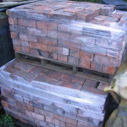 WIRE CUT / COMMON RECLAIMED BRICK 3 INCH THICK .