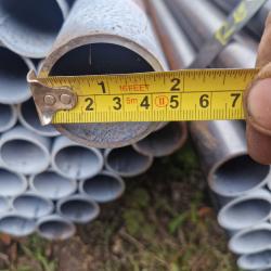 CIRCULAR STEEL TUBE 48.3MM X 3MM.... 7.5M LENGTHS