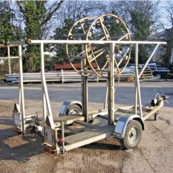 STEVE VICK 50 / 90 PIPE / COIL TRAILER SINGLE AXLE