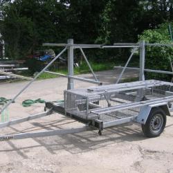 DIRECT COUNCIL GALVANISED CANOE / KAYAK TRAILER