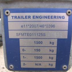 GALVANISED SINGLE AXLE TRAILER 1650KG TRAILER ENGINEERING