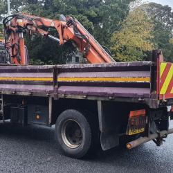 DIRECT COUNCIL IVECO 180E25 CRANE TIPPER LORRY
