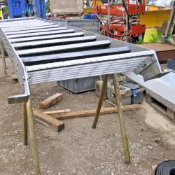 HEAVY DUTY STEEL STAIRCASE APPROX 2500MM HIGH
