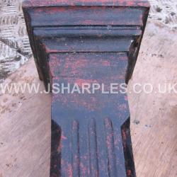 1..ORNATE CAST IRON POST APPROX 4FT TALL