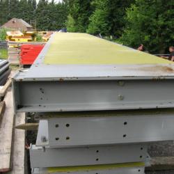 STEEL WALKWAY PANELS APPROX 55 MTRS X 1.2 WIDE HEAVY DUTY .