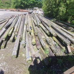 RECLAIMED TELEGRAPH POLES .