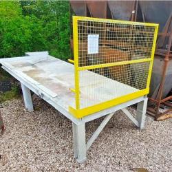 APPROX 6M X 2.2M STEEL WORKING PLATFROM ..