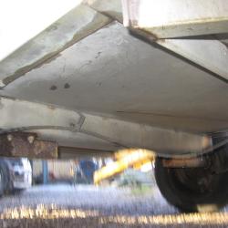 STAINLESS STEEL TRAILER 2550 x 1380 WITH LADDER RACK