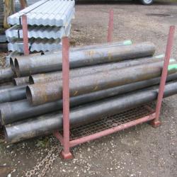 150MM STEEL PILING TUBE .