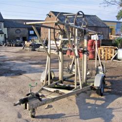 STEVE VICK 50 / 90 PIPE / COIL TRAILER SINGLE AXLE