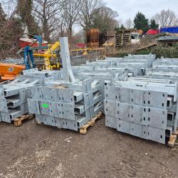 Armco bolt down crash barrier post 890mm high