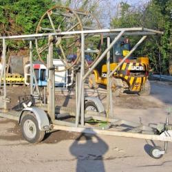 STEVE VICK 50 / 90 PIPE / COIL TRAILER SINGLE AXLE