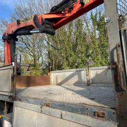 DIRECT ELECTRIC BOARD MERCEDES 1828 4X4 TRUCK C/W WINCH + PALFINGER 4 EXTENSION CRANE