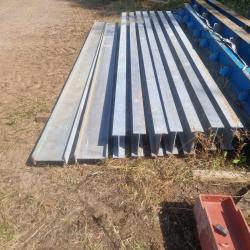 Galvanised girders 254 x 102 x 25kg approx 4.2m long