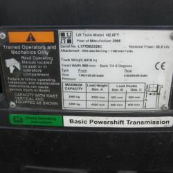 DIRECT MOD / ARMY HYSTER H2.5FT 2.5 TONNE DIESEL FORKLIFT