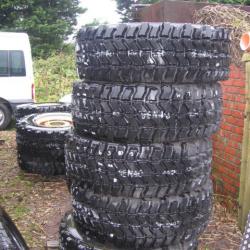 DIRECT MOD / ARMY AS NEW GOODYEAR 395 X 85 X R20 TYRES