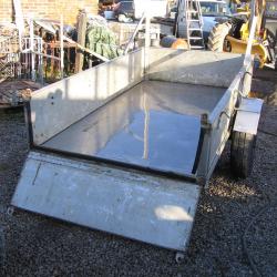 STAINLESS STEEL TRAILER 2550 x 1380 WITH LADDER RACK