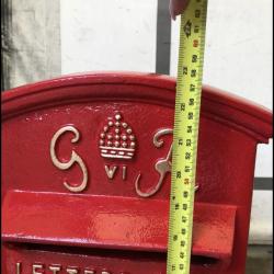 New Un-Used Cast Iron GR Royal Mail Letter Post Box