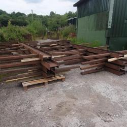 USED CANTILEVER TIMBER RACKING DOUBLE SIDED