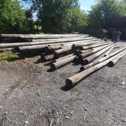 RECLAIMED TELEGRAPH POLES .