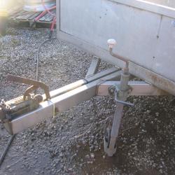 STAINLESS STEEL TRAILER 2550 x 1380 WITH LADDER RACK