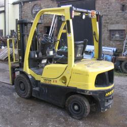 DIRECT MOD / ARMY HYSTER H2.5FT 2.5 TONNE DIESEL FORKLIFT