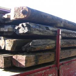 1FT of HARDWOOD BEAM VERY OLD EX CANAL LOCK GATES VARIOUS / CHOICE