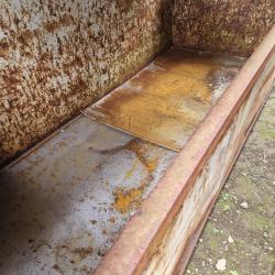 USED STEEL STILLAGES APPROX 2.2M X 1M