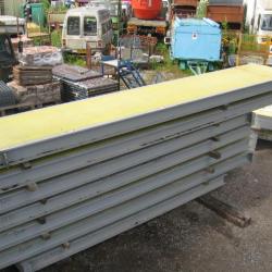 STEEL WALKWAY PANELS APPROX 55 MTRS X 1.2 WIDE HEAVY DUTY .