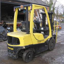 DIRECT MOD / ARMY HYSTER H2.5FT 2.5 TONNE DIESEL FORKLIFT